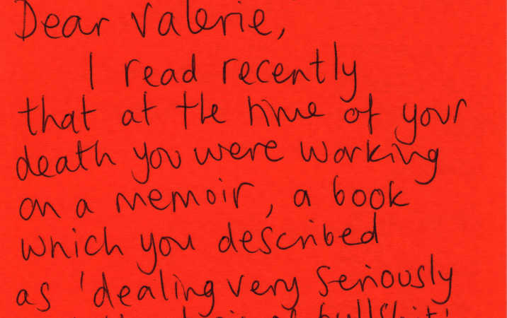 Letter to Valerie Solanas from Cherry Styles